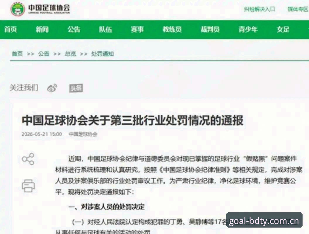 半岛体育功能评测 中国足协第三批禁足名单详解:65人受罚,行业整顿再升级